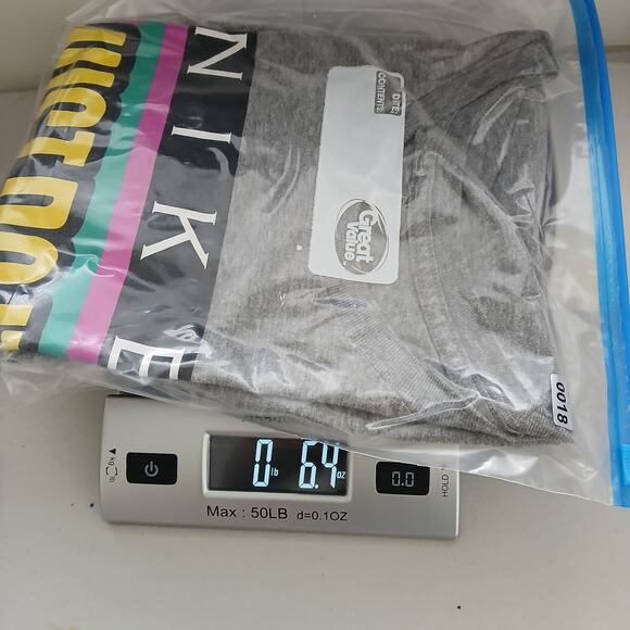 Nike Gray Just Do It Graphic Shirt Mens LG Training Basic Casual Everyday Retro - Picture 8 of 8